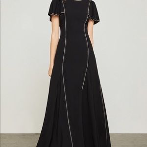 Cape sleeve gown